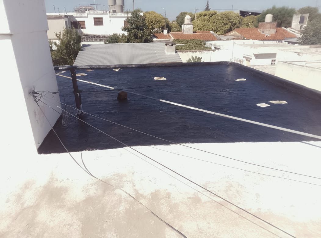 Filtración en cubierta - antes